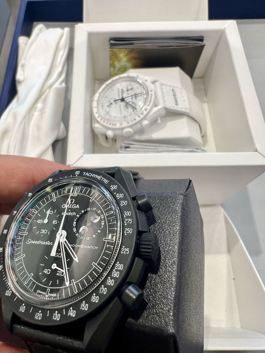 MOONPHASE MOONSWATCH Omega Swatch Snoopy Black в Киеве Original