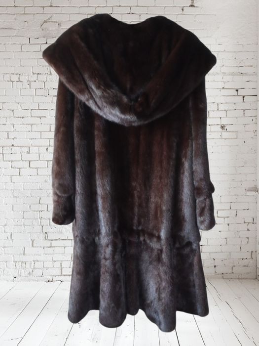 Батл. Ог 120см. Норковая шуба. Манто. Натуральная шуба