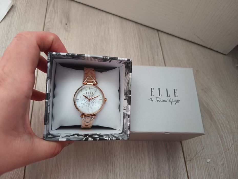 Nowy zegarek Elle diamenty cyrkonie ELL21043