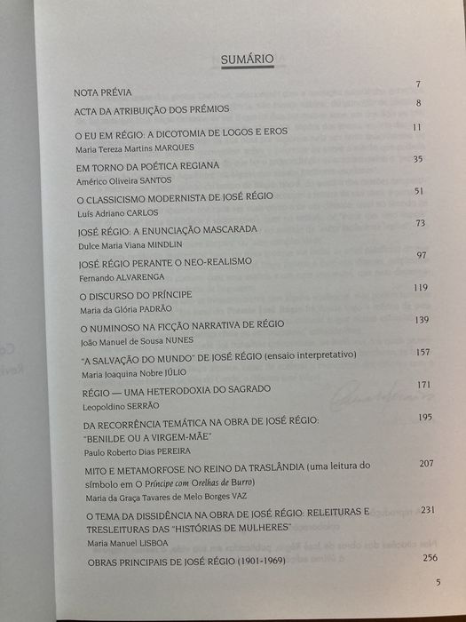 Ensaios Críticos sobre José Régio