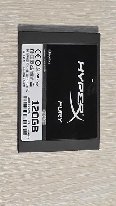 SSD Kingston HyperX Fury 120 gb