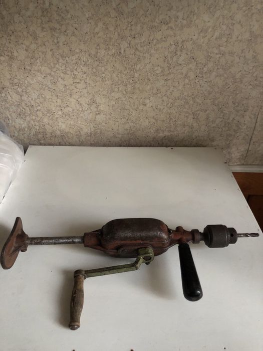 Дрель ручна радянська ссср/ набір свердл/ свёрла