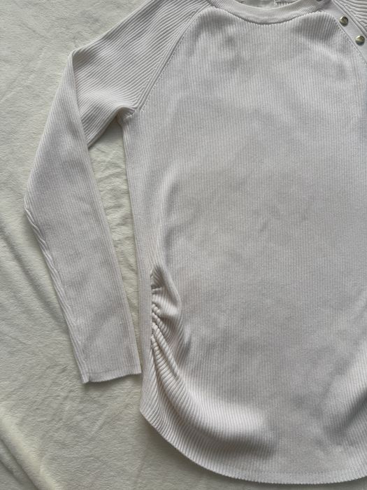 Кофта H&M реглан для вагітних М в рубчик