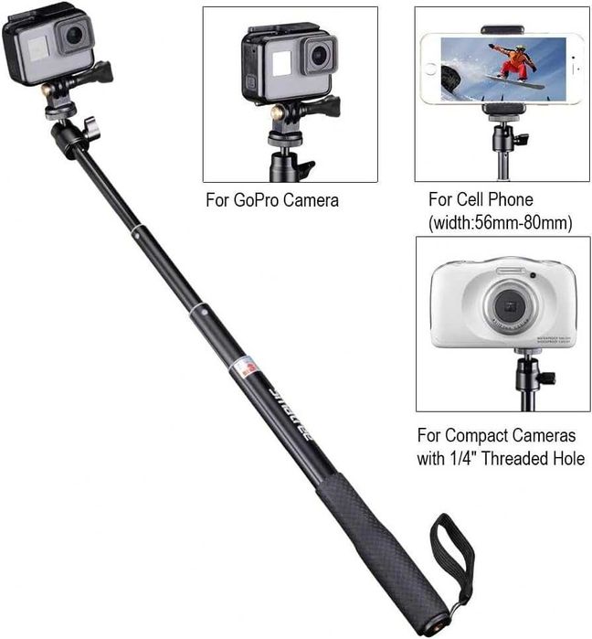 Selfie stick, monopod 2w1, statyw, 70cm, teleskopowy, DJI, GoPro, HQ!!