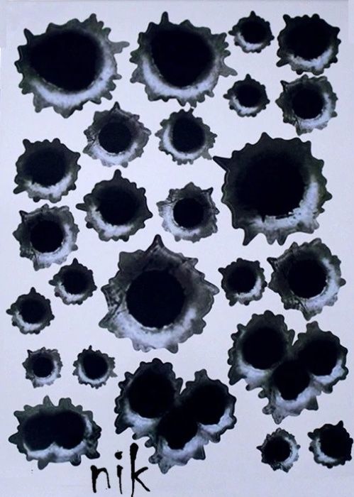 Наклейка на авто/машину "кулі" 29*23см, стайлінг, тюнінг