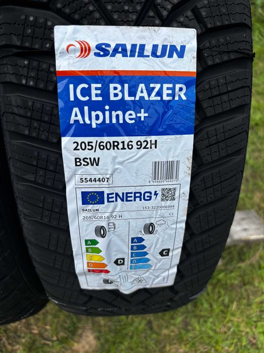 Okazja opony zimowe 205/60R16 92H SAILUN ICE BLAZER ALPINE + NOWE 2025