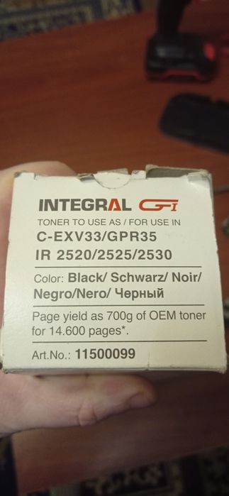 Тонер для принтера