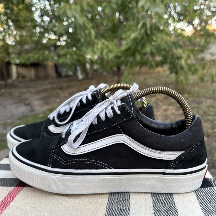 Кеды Vans Old Skool White/Black, 40 размер, Оригинал, Кеди