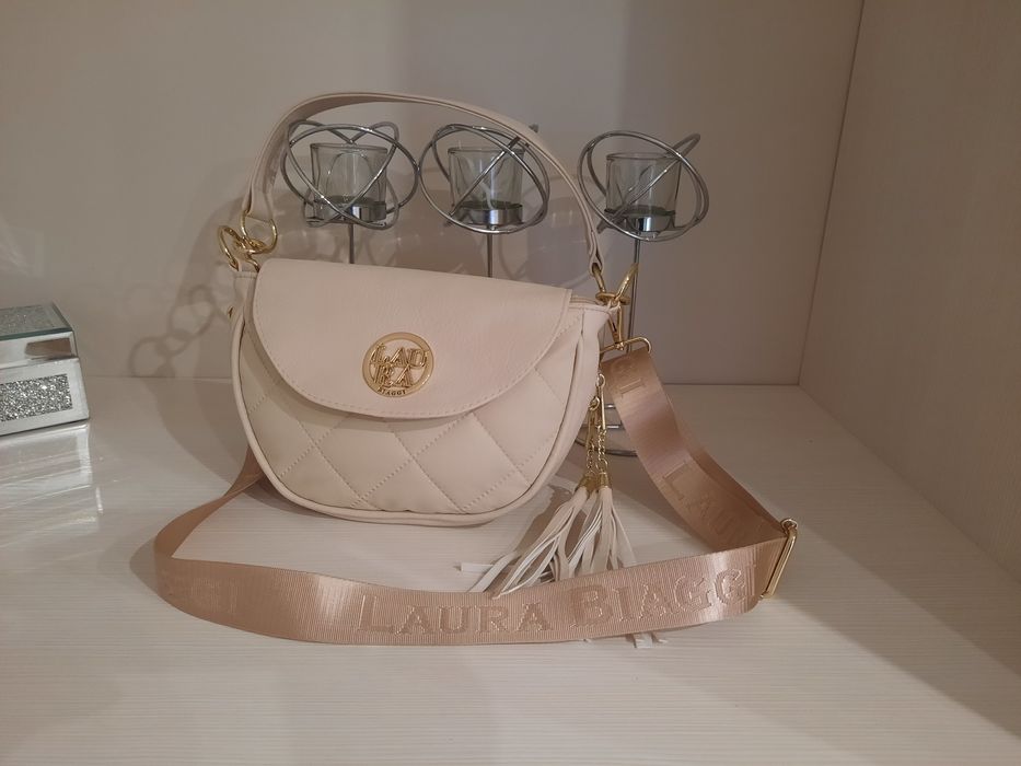 Piękna torebka listonoszka polskiej firmy Laura Biaggi