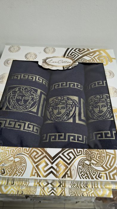 Komplet ręczników bawełnianych Versace w pudełku  na prezent