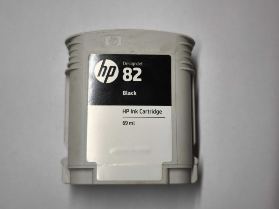 Tusz HP 82 czarny black CH565A UŻYWANY ORYGINAŁ