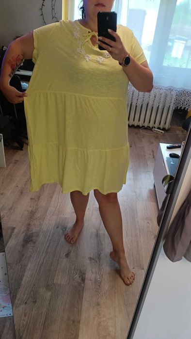 bawełniana sukienka 44/46 i 48/50
