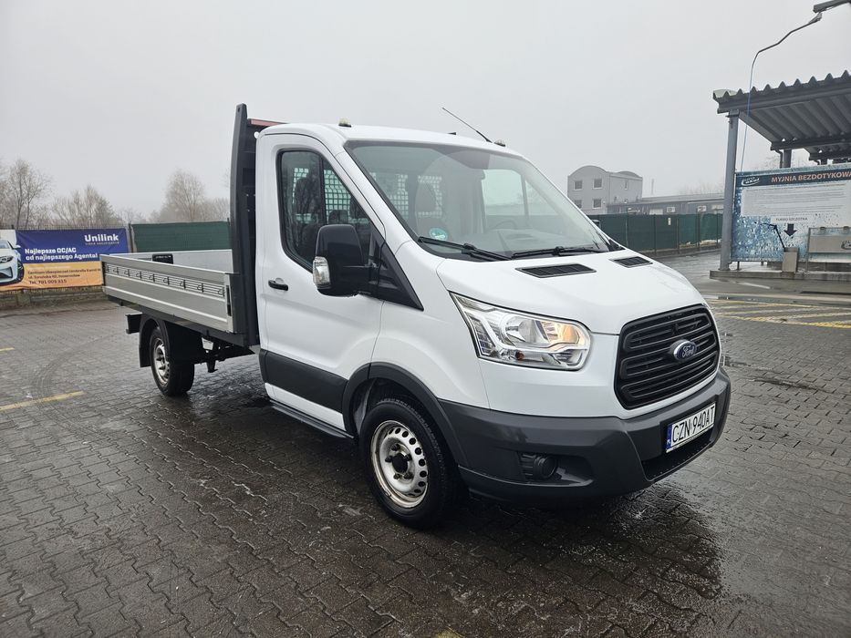 Ford Transit 3-osobowy Aluminiowa Skrzynia Plandeka Niski Przebieg