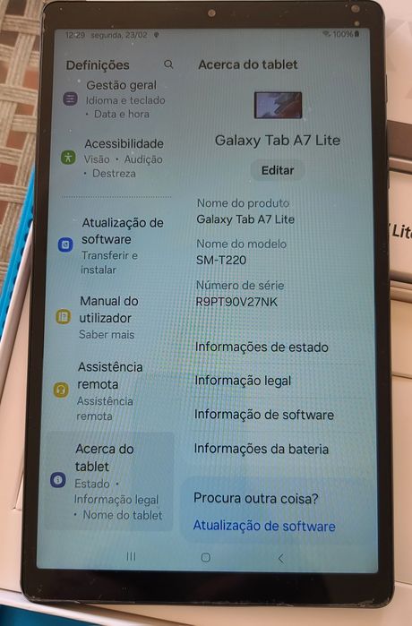 Samsung galaxy Tab A7 Lite