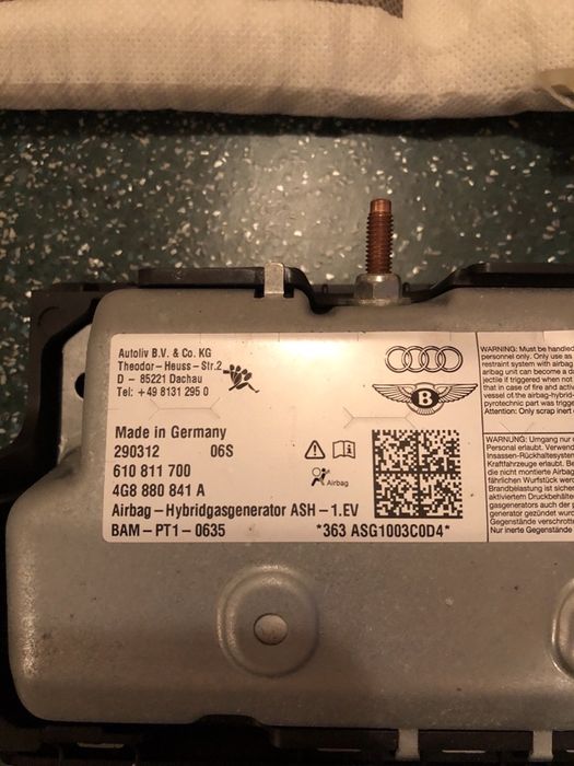 Ремені audi a6 c7; a7 ремни a6 c7; a7 безпека. Подушка руля airbag