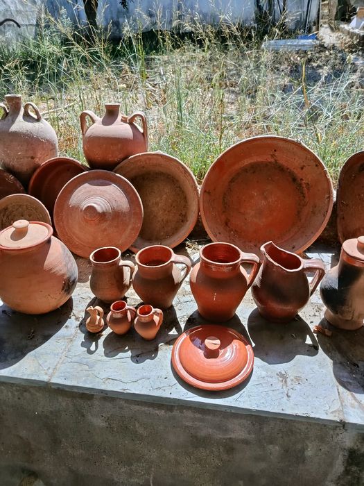 Lote de peças de barro alentejano