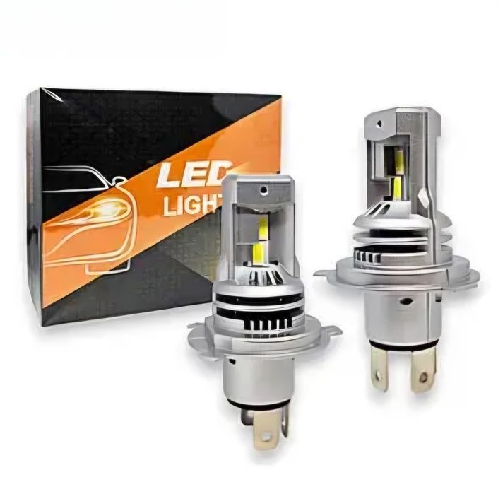 Автомобільні світлодіодні лампи з цоколем H4 60W 15000Lm Led Mini