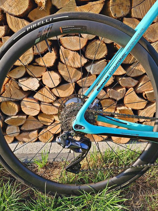 Bianchi Infinito CV Celeste, Ultegra Di2, koła karbon, rama 55 cm