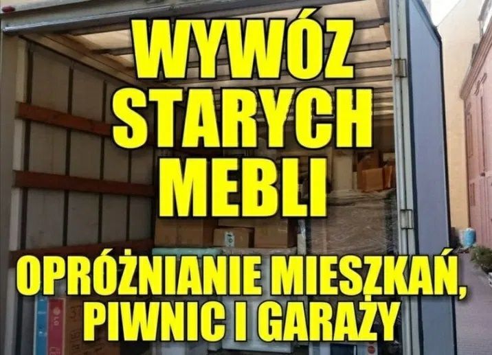 SPRZĄTANIE OPRÓŻNIANIE  mieszkań piwnic strychu itp. wywóz mebli-śmiec