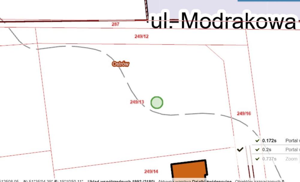 Działka Budowlana 2066 M² – Ostrów, Gm. Łask | Wz |