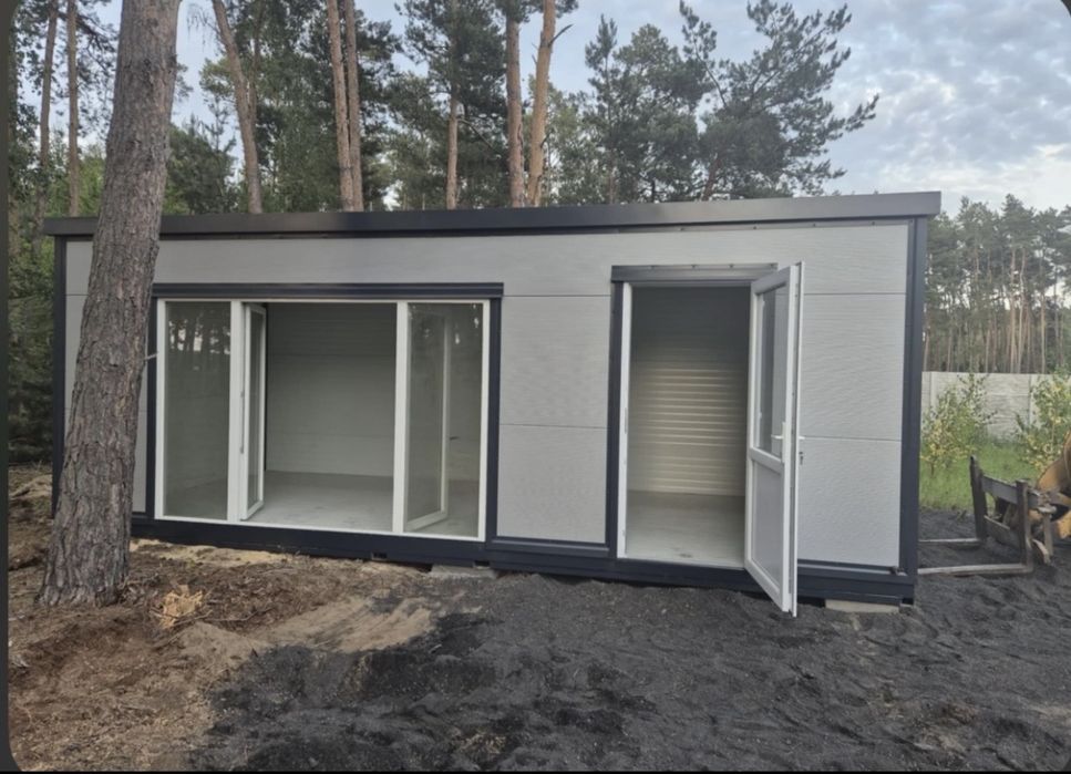 Pawilon fryzjerski kontener