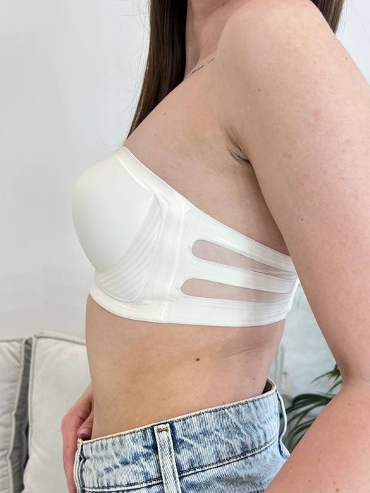 Безшовний бюстик без кісточок(бежевий)