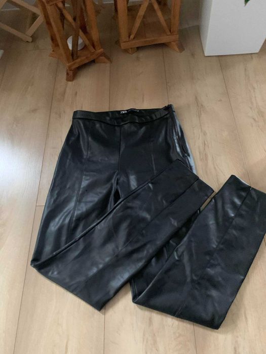 Skórzane spodnie Zara