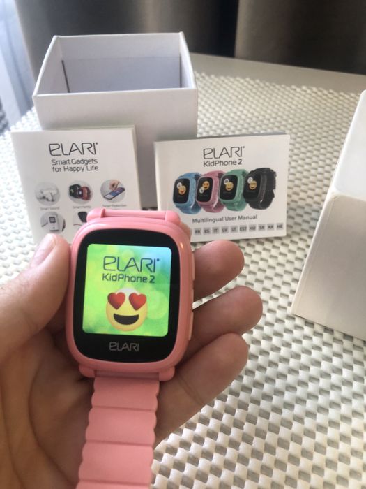Дитячий смарт-годинник Elari KidPhone 2 рожевого кольору