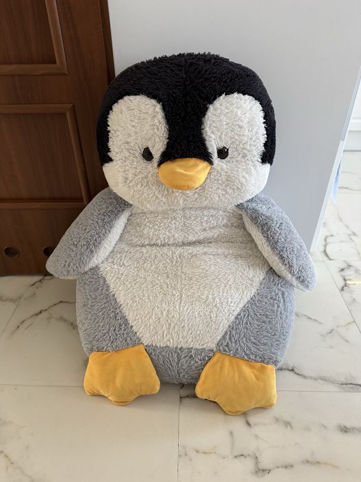 Duży pluszowy pingwin, pluszowy miś, maskotka