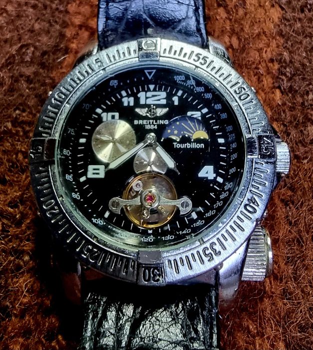 Relógio Tourbillon Automático 48h Reserva 100% operacional