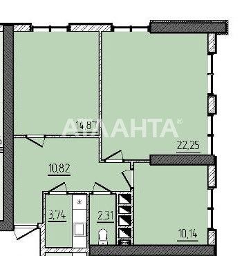 Помещение 66 м.кв в 62 Жемчужине Краснова, Фонтан – pohled 2