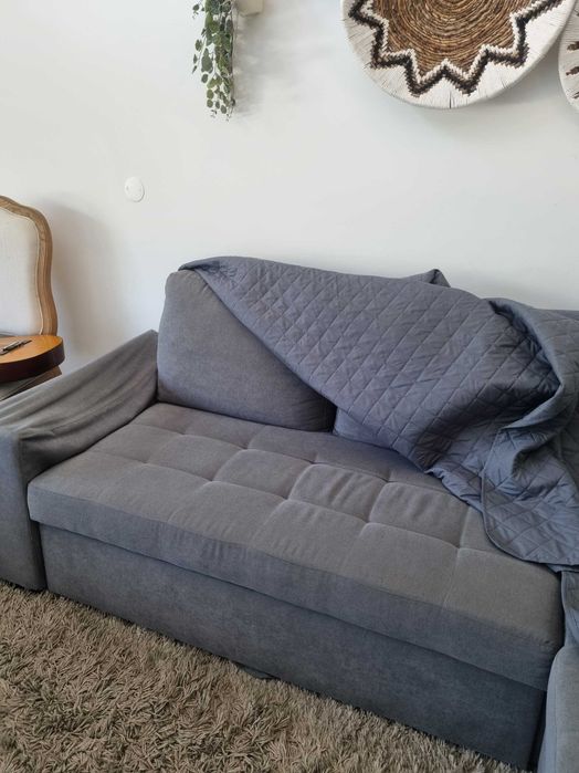 Sofa cama com chaise longue
