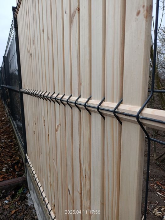 Listwy ogrodzeniowe/Przesłony drewniane/Panele