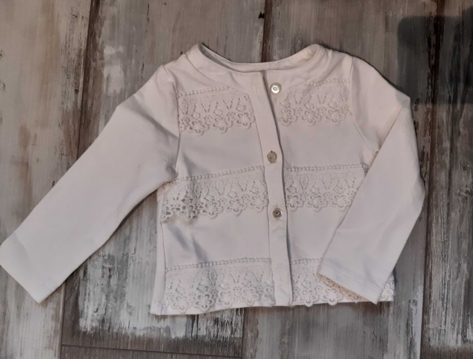 Сарафан Zara, боді, жакет для дівчинки 74