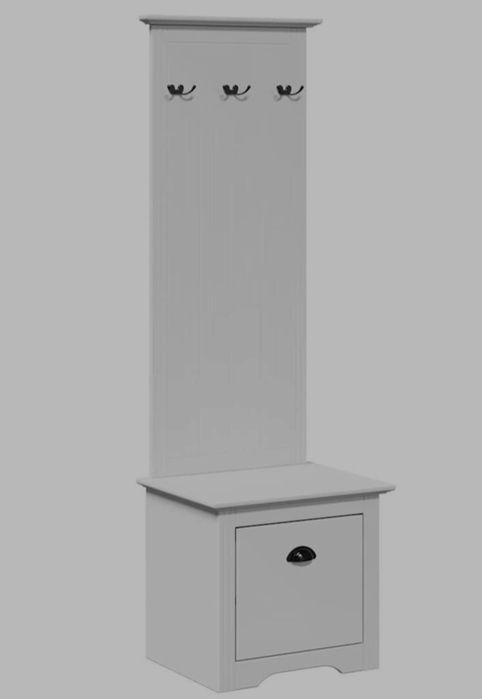 Sapateira, Cabide, bengaleiro, móvel de entrada com banco e gaveta