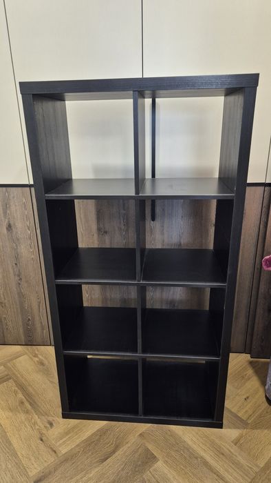 Kallax Ikea regał, czarnobrąz