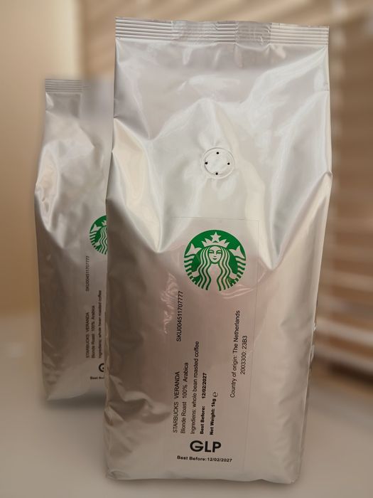 Кава STARBUCKS VERANDA, кофе в зернах Старбакс Веранда, 1кг