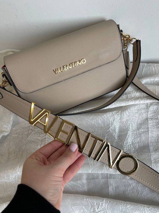 Сумка женская бежавая Valentino