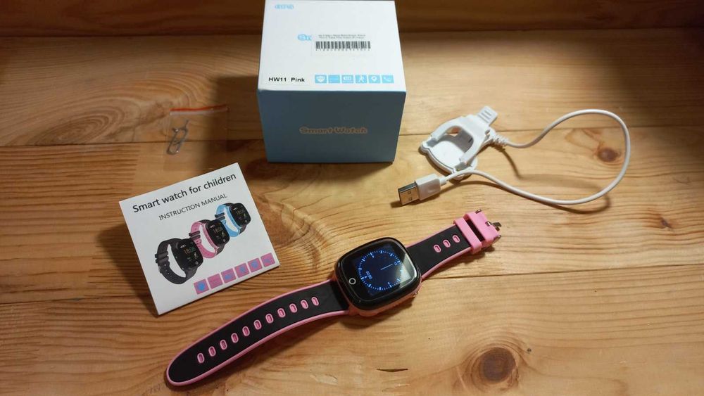 Дитячій смарт-годинник Smart Baby Watch HW11 Aqua рожевий