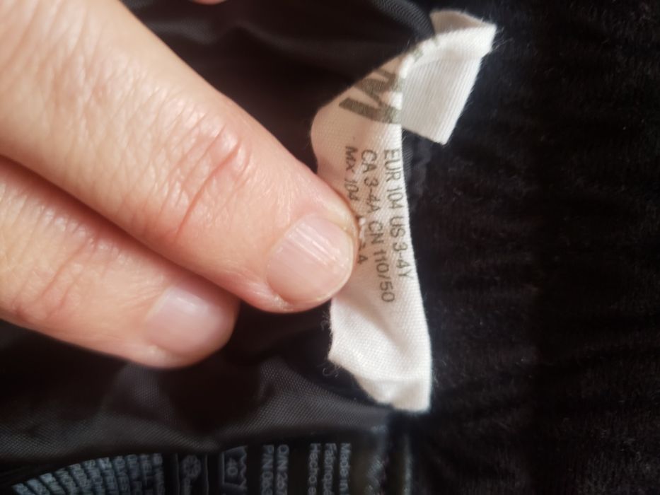 Дитячі теплі лижні штани на лямках на 3-4р