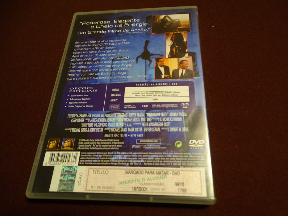 DVD-Marcado para matar-Steven Seagal