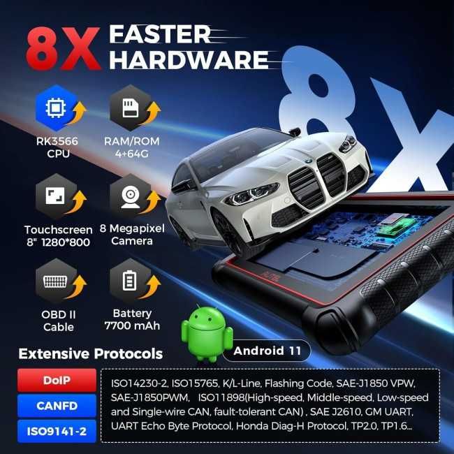 Máq. Diagnóstico Auto Autel MK900 Garantia Oficial Autel modelo 2025