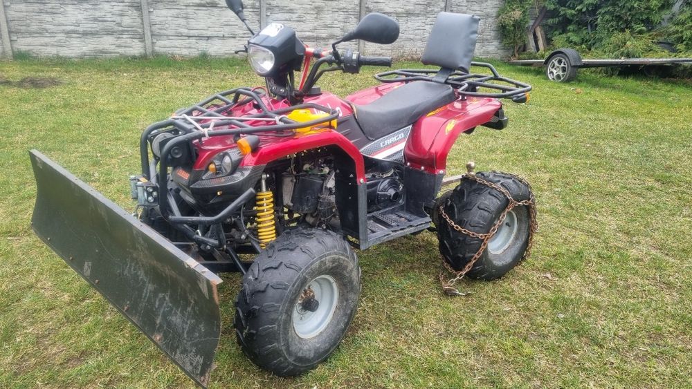 Quad ATV Diablo 200 15KM wyciągarka pług