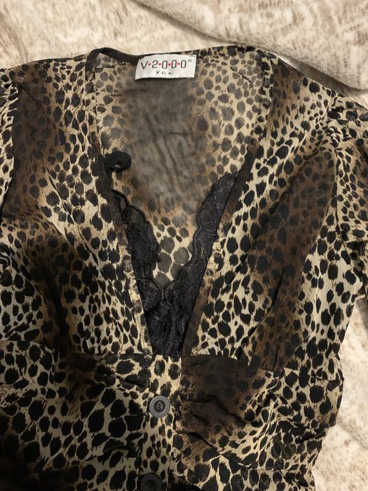 Леопардовое платье