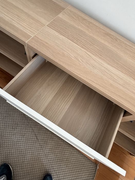 Aparador BESTÅ Comb arrumação c/gavetas, branco, 180x42x75 cm
