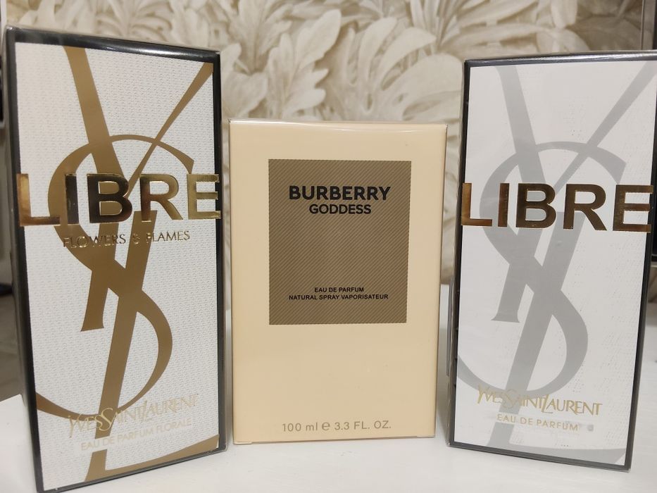 Yves Saint Laurent Libre Flowers & Flames, Burberry Goddess