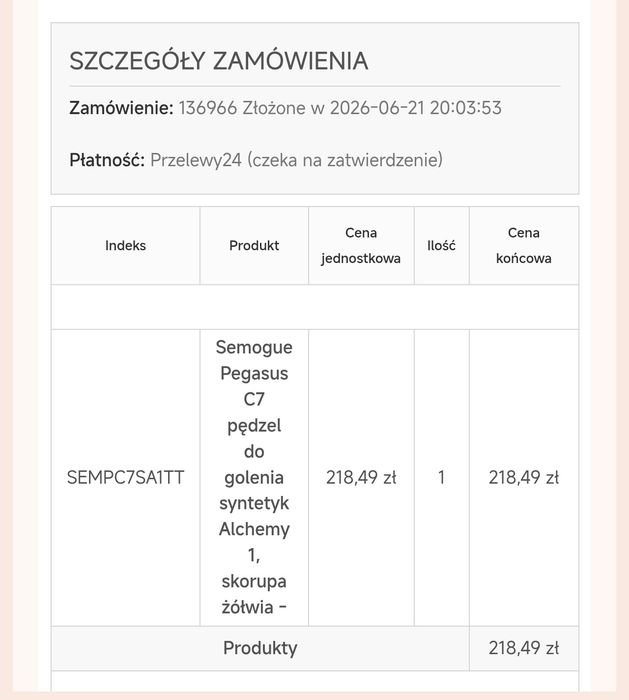 Pędzel do golenia Semogue