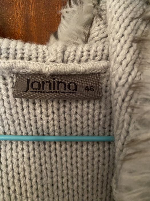 Casaco em malha e pelo ideal para Inverno