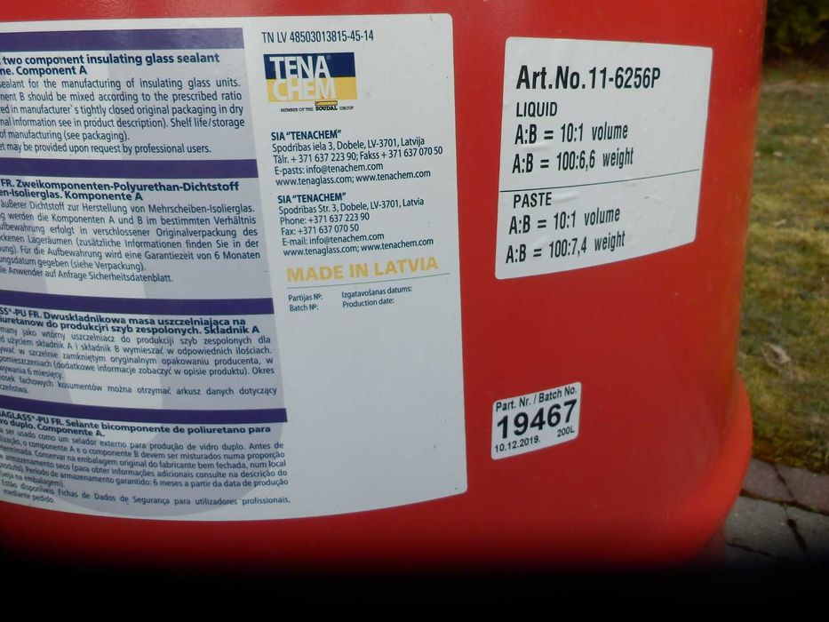 Beczka  200 L   ( Nowa ) .
