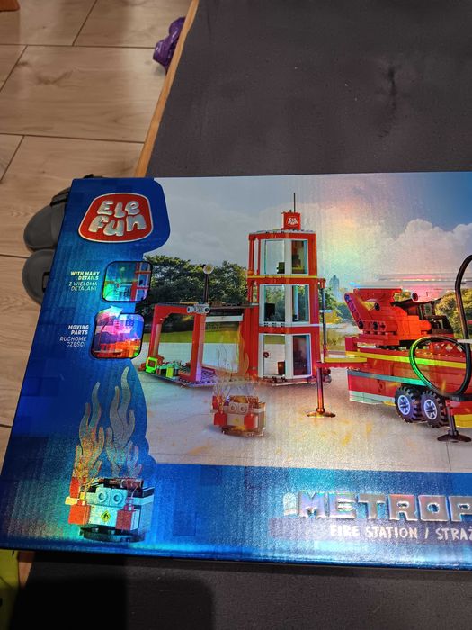 Klocki straż pożarna  ELE FAN 709 elementów